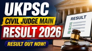 UKPSC Civil Judge Main Result 2026: Interview List Out for Judicial Service Exam 2023
