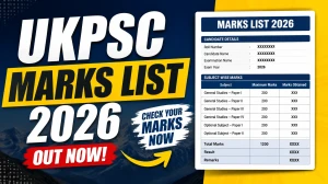 UKPSC Marks List 2026 - Check RO and ARO Written Exam Marks List and ComputerTest Qualified Candidates UKPSC Marks List 2026 - Check RO and ARO Written Exam Marks List and ComputerTest Qualified Candidates