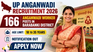 UP Anganwadi Recruitment 2026 - Apply Online for 166 Anganwadi Worker Posts in Barabanki District UP Anganwadi Recruitment 2026 - Apply Online for 166 Anganwadi Worker Posts in Barabanki District