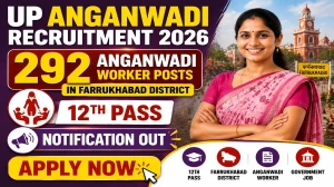 UP Anganwadi Recruitment 2026 - Apply Online for 292 Anganwadi Worker Posts in Farrukhabad District