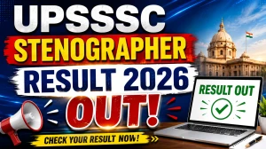 UPSSSC Stenographer Result 2026 Out - Direct Link to Check Merit List UPSSSC Stenographer Result 2026 Out - Direct Link to Check Merit List