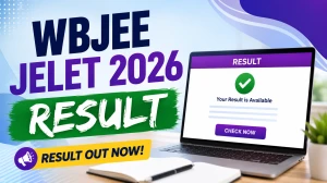 WBJEE JELET 2026 Result Out - Download Rank Card at wbjeeb.nic.in