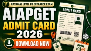AIAPGET Admit Card 2026 OUT - Download Hall Ticket at nta.nic.in