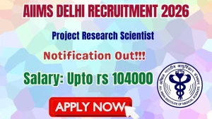 AIIMS Delhi Project Research Scientist Recruitment 2026 - Apply Online AIIMS Delhi Project Research Scientist Recruitment 2026 - Apply Online