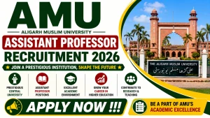 AMU Assistant Professor Recruitment 2026 - Apply Online AMU Assistant Professor Recruitment 2026 - Apply Online