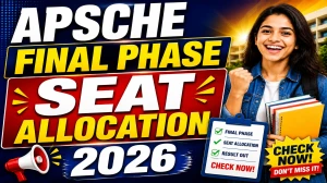 AP ECET 2026 Final Phase Seat Allotment Result Out - Check Status Online at cap.apcfss.in AP ECET 2026 Final Phase Seat Allotment Result Out - Check Status Online at cap.apcfss.in