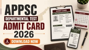 APPSC Departmental Tests Admit Card 2026 - Date, Time, Venue & Admit Card Details APPSC Departmental Tests Admit Card 2026 - Date, Time, Venue & Admit Card Details