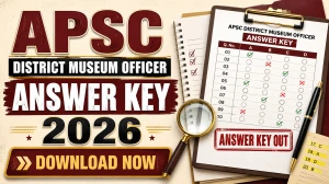 APSC District Museum Officer Answer Key 2026 Out - Download PDF