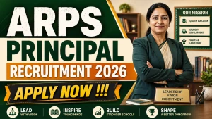 ARPS Principal Recruitment 2026 - Apply Offline ARPS Principal Recruitment 2026 - Apply Offline