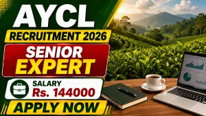 AYCL Senior Expert Recruitment 2026 - Apply Offline