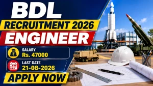 BDL Engineer Recruitment 2026 - Apply Online