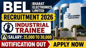 BEL Industrial Trainee Recruitment 2026 – Walk in BEL Industrial Trainee Recruitment 2026 – Walk in