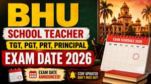 BHU School Teacher TGT, PGT, PRT, Principal Exam Date 2026 - CBT Schedule PDF