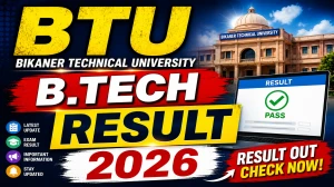 BTU B.Tech Result 2026 Out - Check 6th Semester Result at btuexam.in BTU B.Tech Result 2026 Out - Check 6th Semester Result at btuexam.in