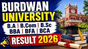 Burdwan University 3rd Sem Result 2026 Out - Check UG Result Online @ buruniv.ac.in Burdwan University 3rd Sem Result 2026 Out - Check UG Result Online @ buruniv.ac.in