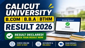 Calicut University Revaluation Result 2026 Out - Check 4th Sem UG Result at results.uoc.ac.in Calicut University Revaluation Result 2026 Out - Check 4th Sem UG Result at results.uoc.ac.in
