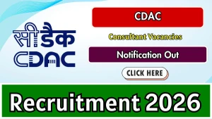 CDAC Consultant Recruitment 2026 - Apply Online