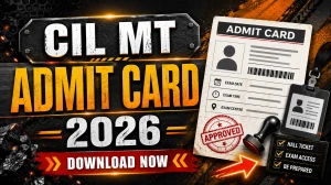 CIL MT Admit Card 2026 Out - Download Hall Ticket at coalindia.in CIL MT Admit Card 2026 Out - Download Hall Ticket at coalindia.in