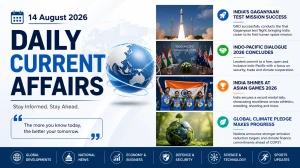 Daily Current Affairs – 14 August 2026