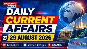 Daily Current Affairs – 29 August 2026 Daily Current Affairs – 29 August 2026