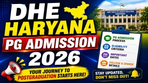 DHE Haryana PG Admission 2026 - Apply Online @ admissions.highereduhry.ac.in DHE Haryana PG Admission 2026 - Apply Online @ admissions.highereduhry.ac.in