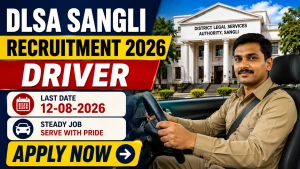 DLSA Sangli Driver Recruitment 2026 - Apply Offline