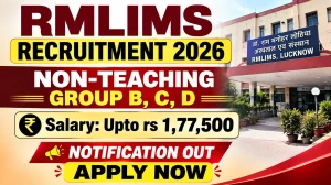 DRRMLIMS Non-Teaching Group B, C, D Recruitment 2026 - Apply Online for 74 Steno, Receptionist and More Posts DRRMLIMS Non-Teaching Group B, C, D Recruitment 2026 - Apply Online for 74 Steno, Receptionist and More Posts