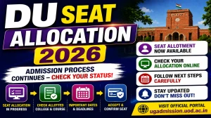 DU Admission 2026 Seat Allocation Out - Check & Accept Seat @ admission.uod.ac.in DU Admission 2026 Seat Allocation Out - Check & Accept Seat @ admission.uod.ac.in