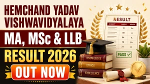Durg University Result 2026 Out - Check M.A, M.Sc, LLM, PGDCA and LLB Semester Result at durg.ucanapply.com