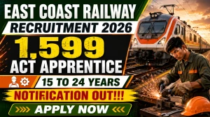 East Coast Railway Act Apprentice Recruitment 2026 Notification Out - Apply Online for 1,599 Posts