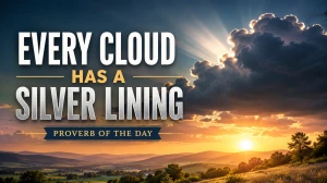 Every Cloud Has a Silver Lining – Proverb of the Day, Meaning, Examples & Origin