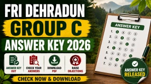 FRI Dehradun Group C Answer Key 2026 Out - Download Link FRI Dehradun Group C Answer Key 2026 Out - Download Link