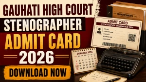 Gauhati High Court Stenographer Admit Card 2026 Out - Download Hall Ticket at ghconline.gov.in Gauhati High Court Stenographer Admit Card 2026 Out - Download Hall Ticket at ghconline.gov.in