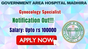 Government Area Hospital Madhira Gynecology Specialist Recruitment 2026 - Walkin Government Area Hospital Madhira Gynecology Specialist Recruitment 2026 - Walkin