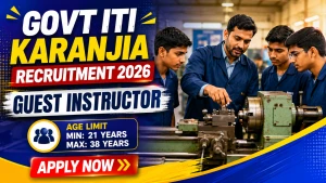 Govt ITI Karanjia Part Time Guest Instructor Recruitment 2026 - Apply Online for Posts