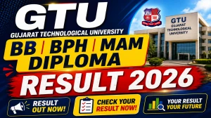GTU Result 2026 Out - Check UG, PG & Diploma Results Online @ gtu.ac.in