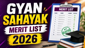 Gyan Sahayak Merit List 2026 (Secondary & Higher Secondary) - Check Rank List at gyansahayak.ssgujarat.org Gyan Sahayak Merit List 2026 (Secondary & Higher Secondary) - Check Rank List at gyansahayak.ssgujarat.org