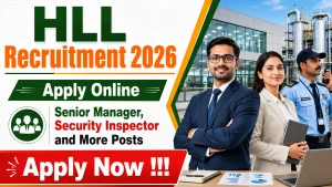 HLL Recruitment 2026 - Apply Online for Senior Manager, Security Inspector and More Posts HLL Recruitment 2026 - Apply Online for Senior Manager, Security Inspector and More Posts