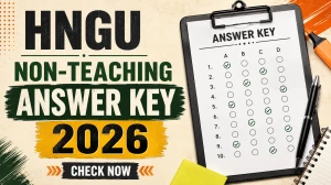 HNGU Non-Teaching Answer Key 2026 Out - Download Final Answer Key at ngu.ac.in