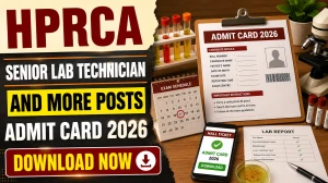 HPRCA Admit Card 2026 Out - Download Senior Lab Technician, Medical Social Worker and More posts Hall Ticket Link HPRCA Admit Card 2026 Out - Download Senior Lab Technician, Medical Social Worker and More posts Hall Ticket Link