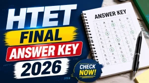 HTET Final Answer Key 2026 Out - Download PGT, TGT, PRT Answer Sheet PDF at bseh.org.in