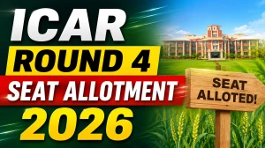 ICAR Round 4 Seat Allotment Result 2026 - Check Status @ icar.org.in