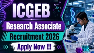 ICGEB Research Associate Recruitment 2026 - Apply Online ICGEB Research Associate Recruitment 2026 - Apply Online