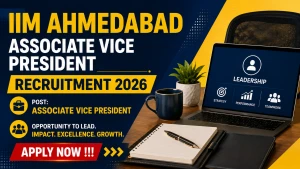 IIM Ahmedabad Associate Vice President Recruitment 2026 - Apply Online IIM Ahmedabad Associate Vice President Recruitment 2026 - Apply Online