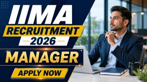 IIMA Manager Recruitment 2026 - Apply Online
