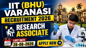 IIT (BHU) Varanasi Research Associate Recruitment 2026 - Apply Offline