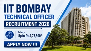 IIT Bombay Technical Officer Recruitment 2026 - Apply Online IIT Bombay Technical Officer Recruitment 2026 - Apply Online