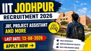IIT Jodhpur Recruitment 2026 - Apply Online for JRF, Project Assistant and More Posts