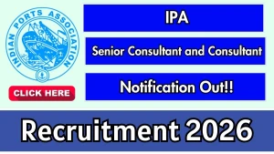 IPA Recruitment 2026 - Apply Offline for Senior Consultant and Consultant Posts