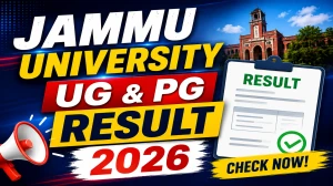 Jammu University Result 2026 Out - Check UG & PG Result Online @ jammuuniversity.ac.in